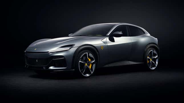 Image for article titled The 2023 Ferrari Purosangue SUV Is Here With 715 Horsepower and Rear-Hinged Doors