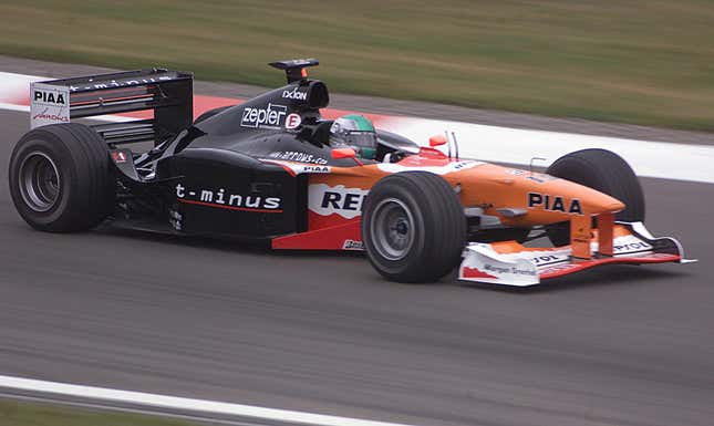 Arrows driver Toranosuke Takagi at the 1999 European Grand Prix.