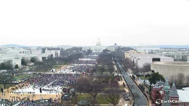 The crowd.