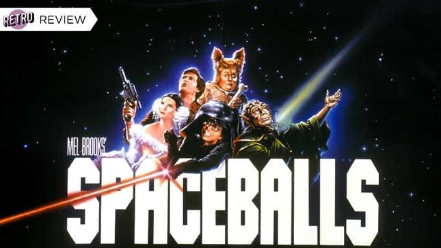 The Spaceballs poster, showing all the characters.