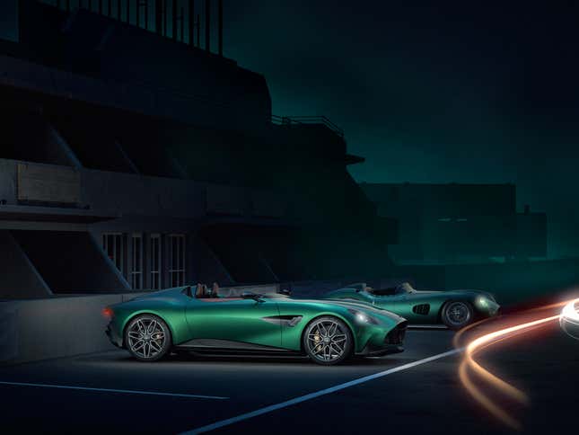 Image for article titled The Aston Martin DBR22 Is a No-Roof, No-Windshield Tribute to Aston's Racing Past