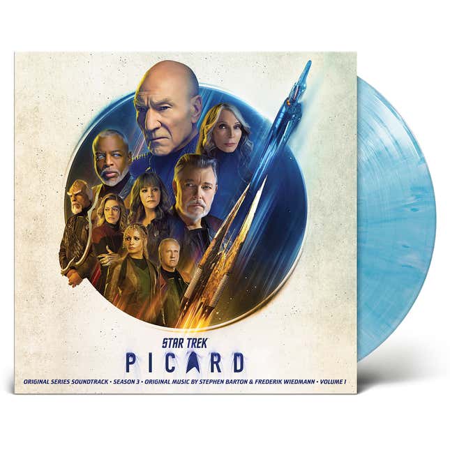 صورة للمقال بعنوان Star Trek: Picard Goes Retro مع إصدار من الفينيل