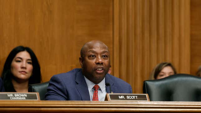 Image for article titled “You Strike, You’re Fired”: United Auto Workers File Complaint Against Sen. Tim Scott