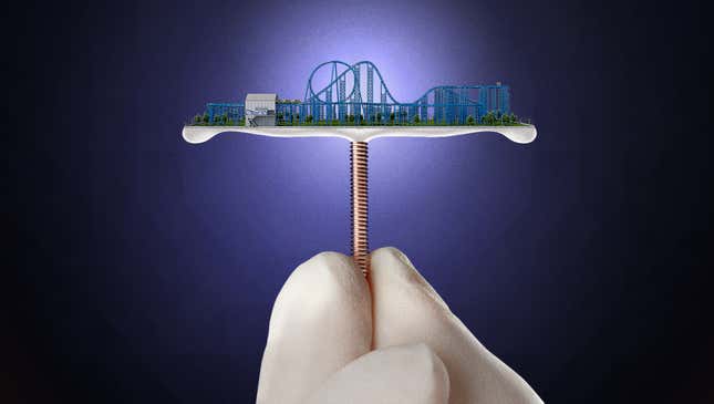 Image for article titled New Corkscrew Whirlycoaster IUD Gets Sperm Cell Too Dizzy To Find Uterus