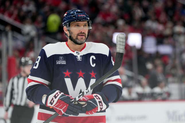 Alex Ovechkin is still getting that goals record, just a bit later now.