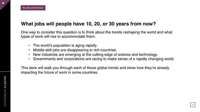Image for article titled Presentation: The jobs of the future