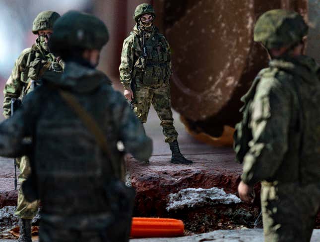 Image for article titled Russian Forces Instantly Shrink To Size Of Ants After Seizing Chernobyl