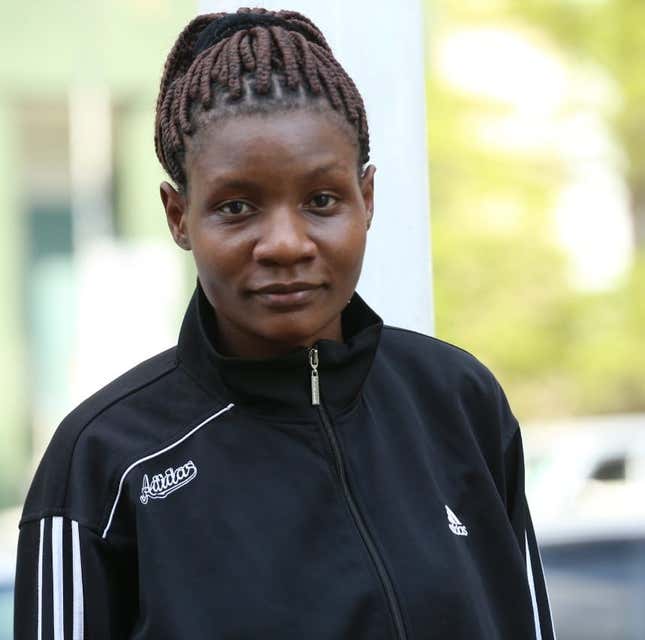 Kenyan taekwondo athlete Faith Ogallo.