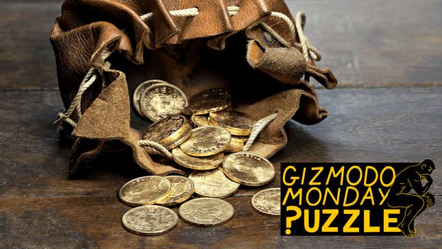 Image for article titled Gizmodo Monday Puzzle: Can You Detect the Counterfeit Coins?