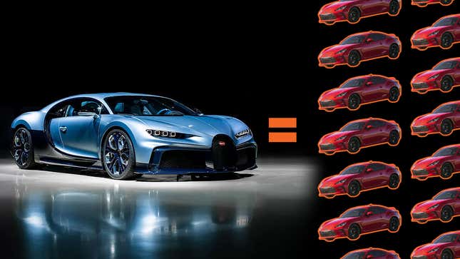 Image for article titled You Could Buy Every Toyobaru on AutoTrader for the Price of the Final Bugatti Chiron