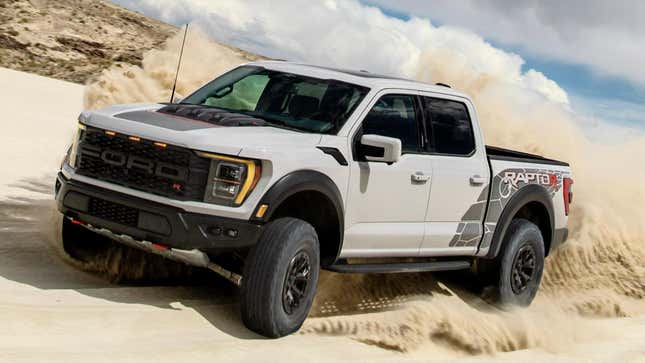 Image for article titled 2023 Ford Raptor R Packs 700 HP From the Shelby GT500’s Supercharged V8