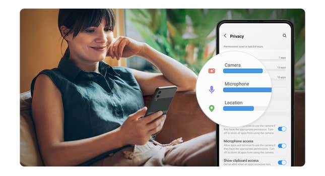 Privacy updates in One UI 4