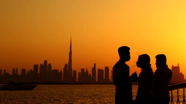 A general view of the Dubai skyline.
