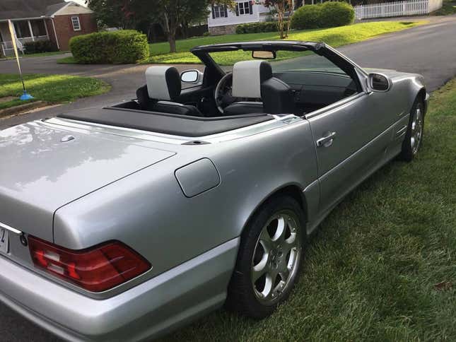 Image for article titled At $38,888, Is This 2002 Mercedes SL 500 Silver Arrow A Sharp Deal?