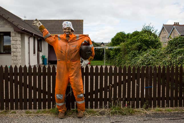 The small town of Brora along the NC500 route put on its first scarecrow festival in Sutherland.
