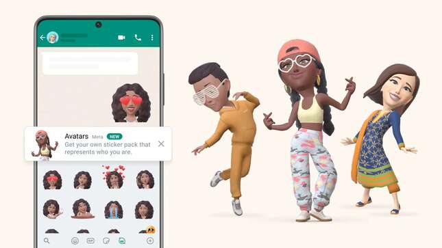 Ahora puedes crear tus propios avatares personalizados en WhatsApp