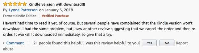 Image for article titled Amazon is deleting reviews of a controversial book about Donald Trump