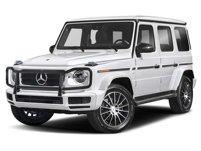 Mercedes-Benz G-Class / G 550 4MATIC SUV 2023. Front 3⁄4, Facing to the Left