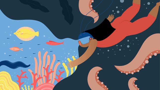 illustration of deep sea