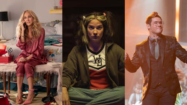 Sarah Jessica Parker in And Just Like That, Annie Murphy in Black Mirror, Adam Devine in The Righteous Gemstones