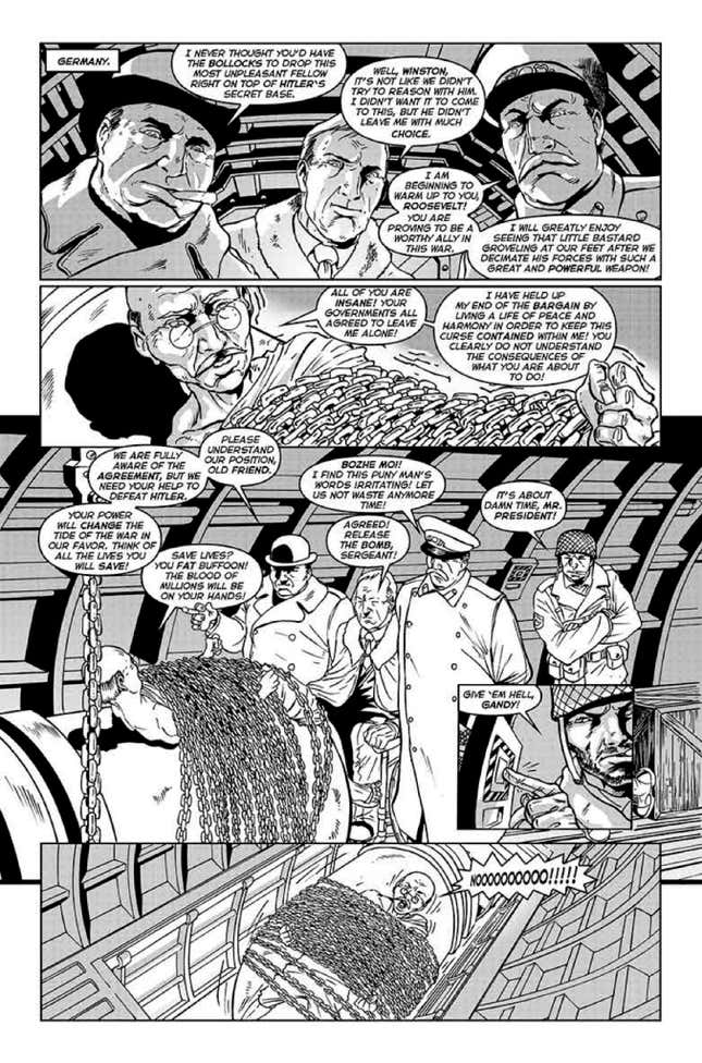 Gandhi–The Beast Within, written by Jason Michalski and illustrated by Antonio Rojo.