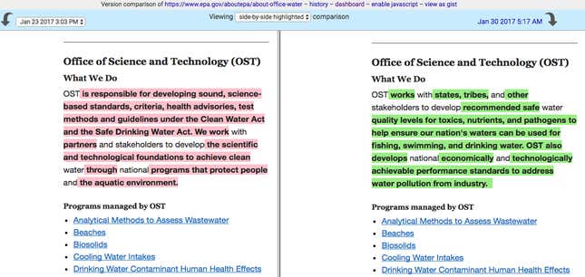 Image for article titled Who needs “science” in an EPA Office of Science and Technology mission statement anyway?
