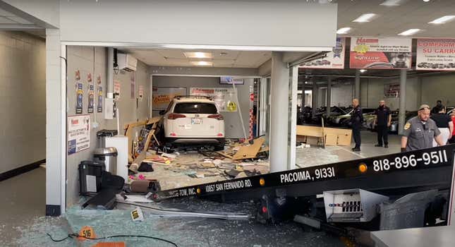 Image for article titled 1 Dead, 2 Injured After Customer Crashes Into California Toyota Dealership
