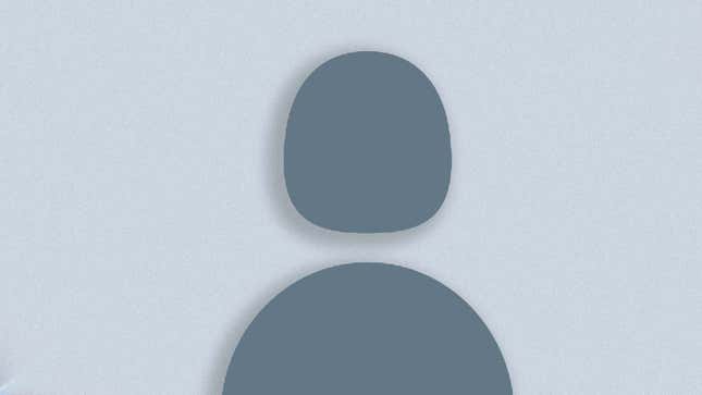 An image shows a blank grey avatar. 