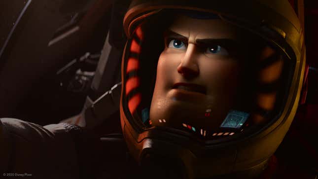 Chris Evans as Buzz Lightyear in Pixar’s Lightyear.