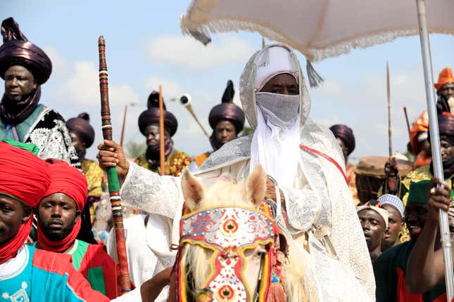 When we were kings. former Emir of Kano, Muhammad Lamido Sanusi II.