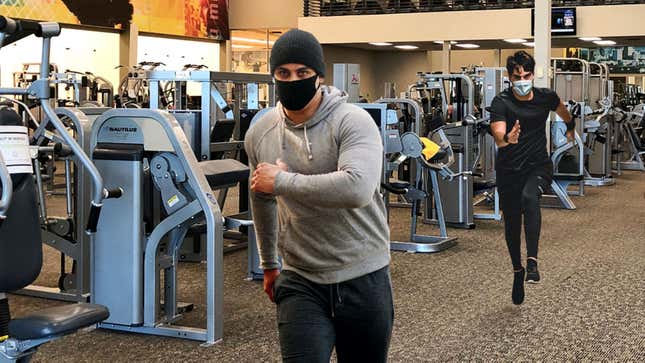 Image for article titled LA Fitness Mandates All Members Entering Gyms Must Be Fully Vaccinated Or Tougher And Faster Than Guy Checking Cards