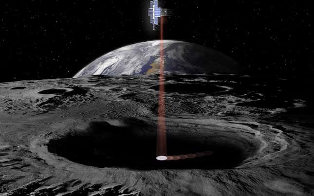 Conceptual image of Lunar Flashlight. 