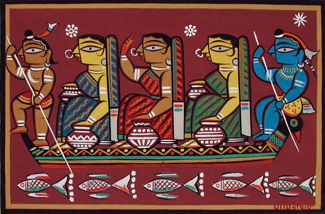 ramayana jamini roy