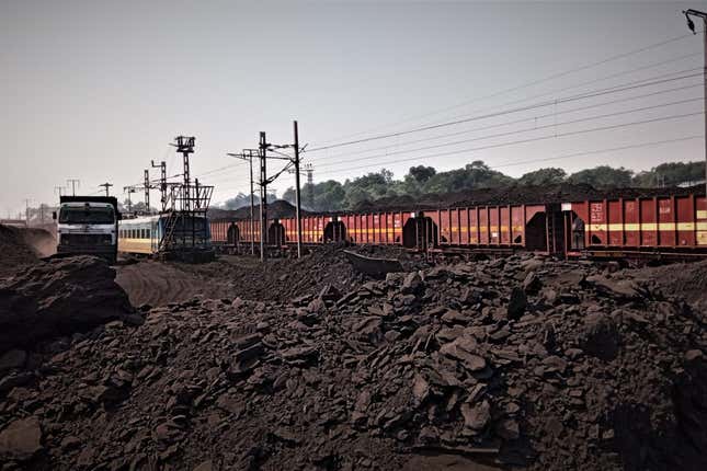 Coal mining in India’s Odisha district. India requires $170 billion a year through 2030, to meet its climate goals. Domestic funding alone cannot sustain the requirement.