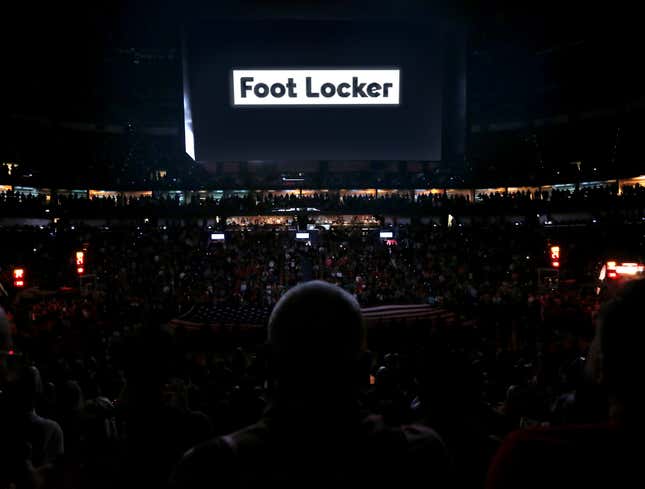 Image for article titled Moment Of Silence Sponsored By Foot Locker