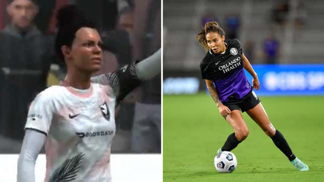 Image for article titled Why Do Women Soccer Players Look So Creepy in FIFA 23?
