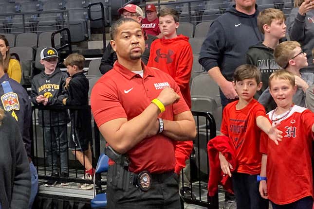 Alabama star Brandon Miller was accompanied by an armed security guard to the NCAA Tournament on Wednesday because of threats directed his way, Crimson Tide coach Nate Oats said.