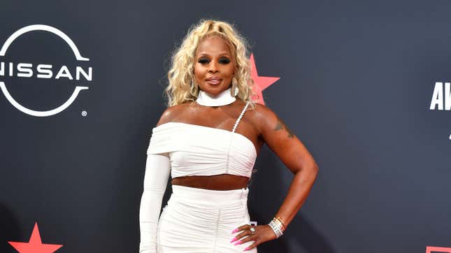 Mary J. Blige attends the 2022 BET Awards at Microsoft Theater on June 26, 2022 in Los Angeles, California.