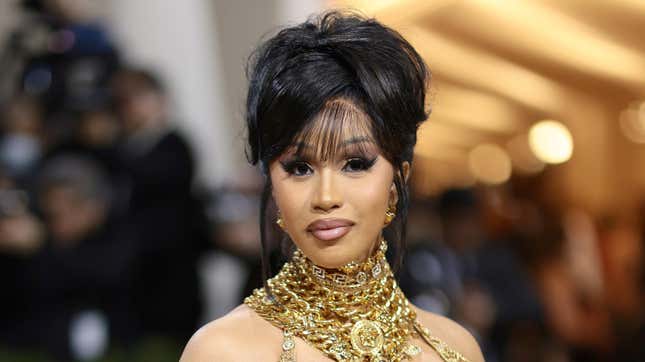 Cardi B attends The 2022 Met Gala Celebrating “In America: An Anthology of Fashion” at The Metropolitan Museum of Art on May 02, 2022 in New York City.