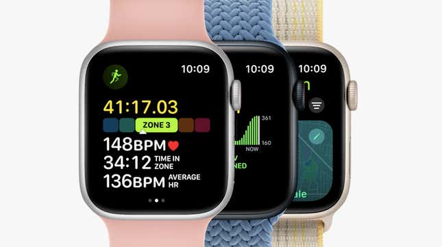 Apple Watch SE 2 exercise and colors