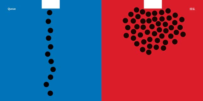 Image for article titled The cultural differences between East and West, according to one artist
