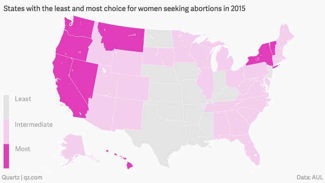 Image for article titled It’s becoming increasingly hard for American women to get abortions