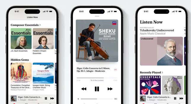 Apple lanza Apple Music Classical para todos los suscriptores de Apple Music