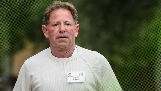 A photo of Activision CEO Bobby Kotick walking outside. 