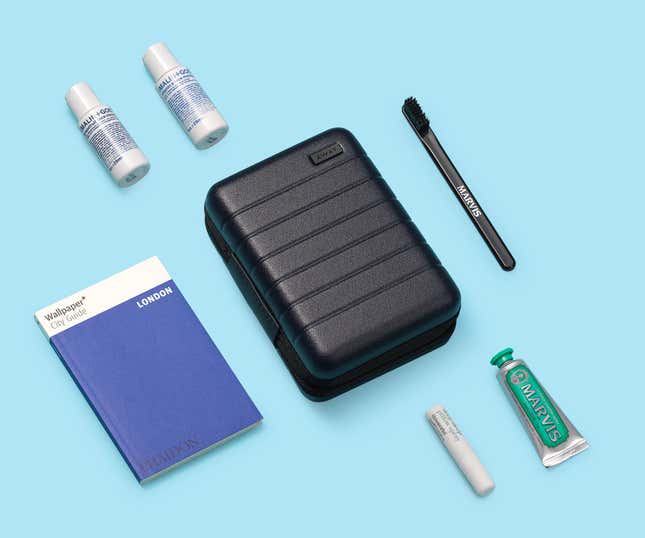 Image for article titled Stay sane (and stylish) in the holiday travel crush with these TSA-friendly amenity kits