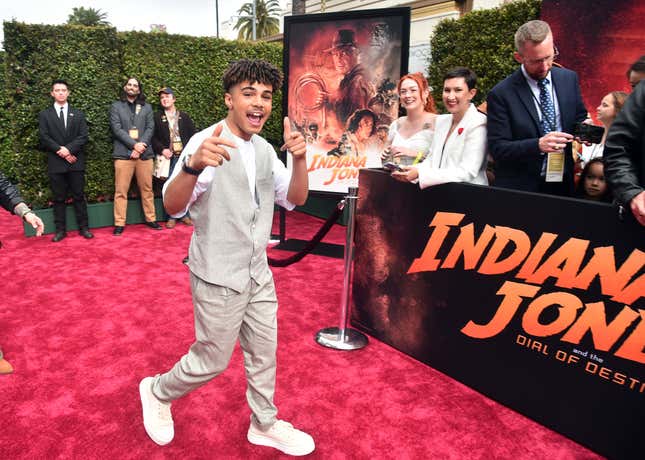 Image for article titled Childhood Nostalgia Comes to Life in These Indiana Jones and the Dial of Destiny Premiere Pics