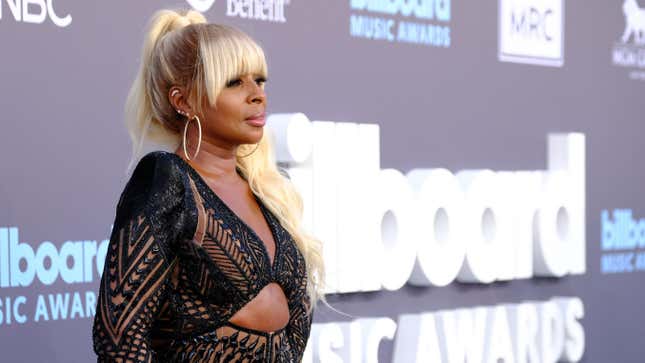 Mary J. Blige attends the 2022 Billboard Music Awards at the MGM Grand Garden Arena in Las Vegas, Nevada, May 15, 2022.