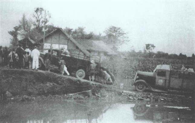 Artifacts being protected from invading Japanese forces in the 1930s in China.