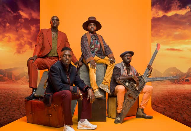 Kenyan Afropop band Sauti Sol.