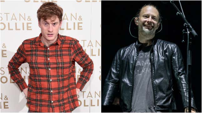 Comedian James Acaster and Radiohead frontman Thom Yorke